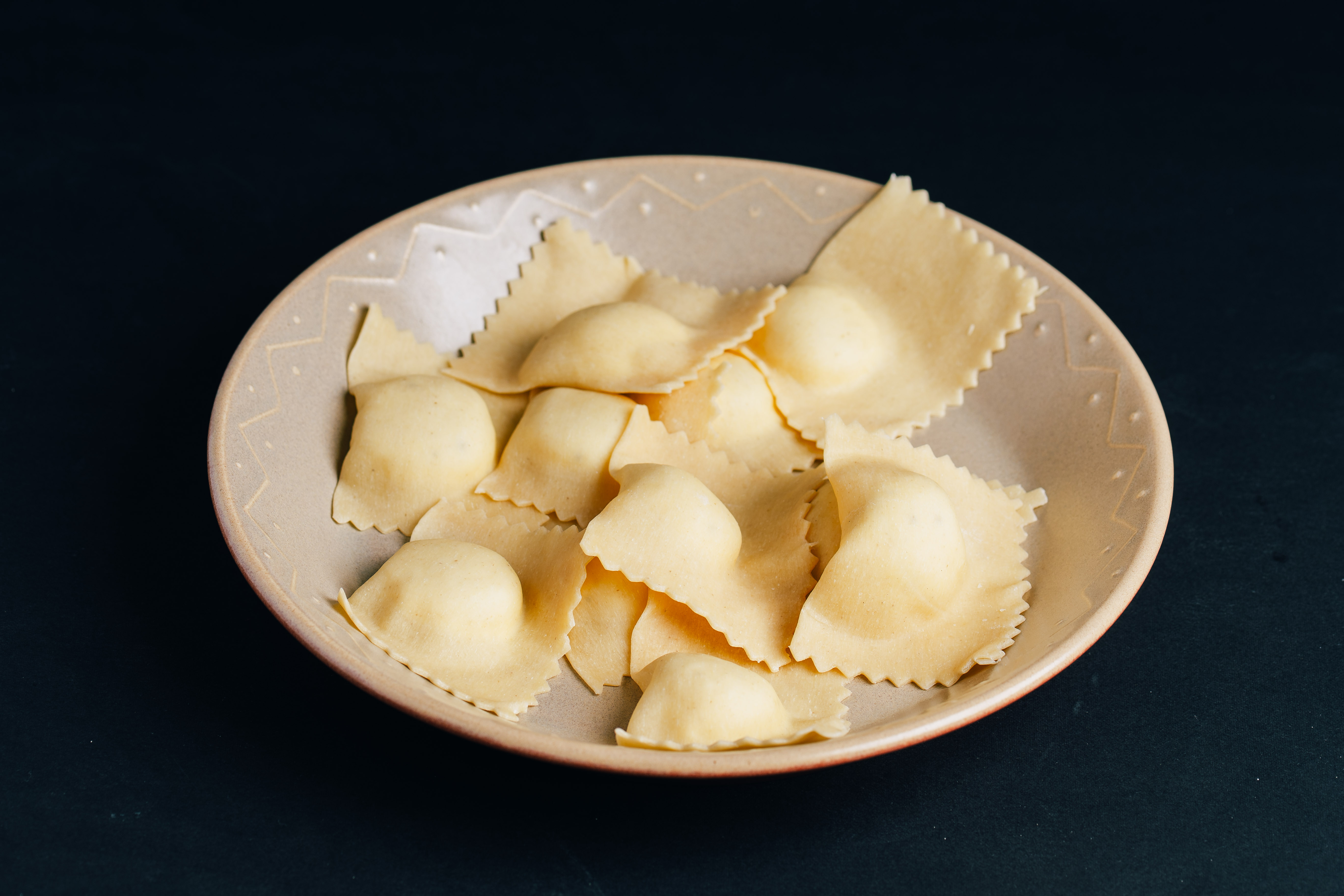 Handmade ricotta and spinach ravioli from da Cecot, Edmonton