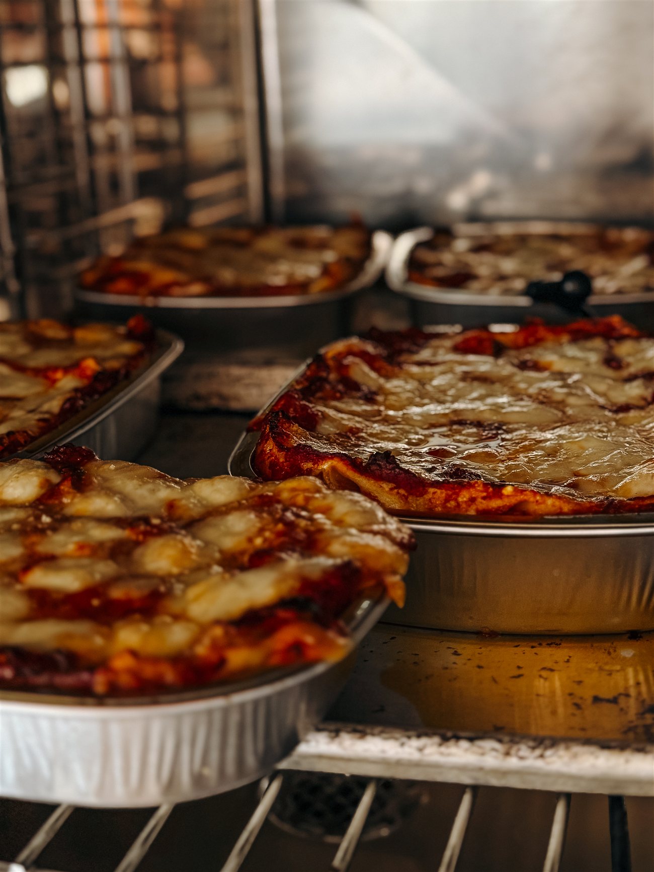 Fresh lasagna ready to take home from da Cecot, Edmonton