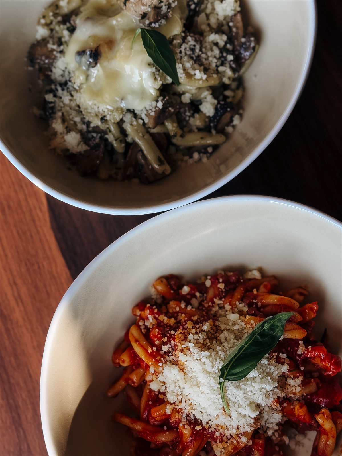 Handmade pasta dish at da Cecot, Edmonton